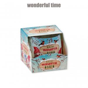 Illatgyertya pohárban Wonderful Time 100g