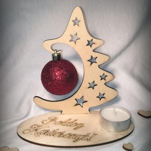 Karácsonyi Asztali Dekorációk 15 cm x 15 cm - Boldog Karácsonyt – Karácsonyi ajándékok
