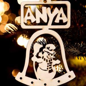 Karácsonyi Díszgömb - Anya Csengő – Karácsonyfa díszek – Karácsonyi ajándék ötletek