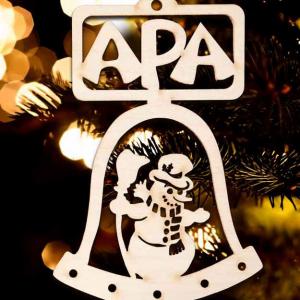 Karácsonyi Díszgömb - Apa Csengő – Karácsonyfa díszek – Karácsonyi ajándék ötletek