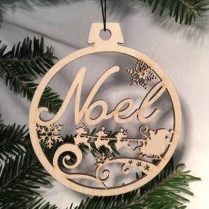 Karácsonyi Díszgömb - Noel – Karácsonyfa dísz – Karácsonyi ajándék