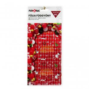 Karácsonyi fólia függöny 1x2m 629050