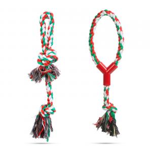 Karácsonyi kutyajáték - kötél - 2 féle