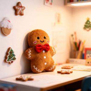 Karácsonyi mézeskalács dekoráció - 20 cm