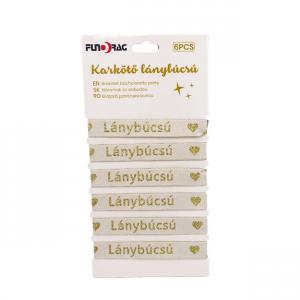 Karkötő Bride 6db fehér arany írással állítható mérettel