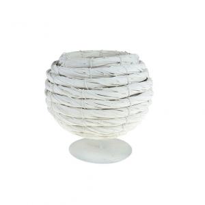 Kaspó háncs gömb fehér