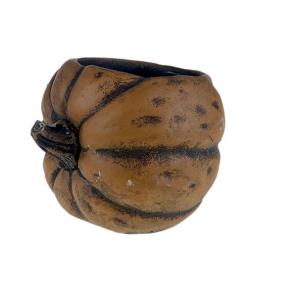 Kaspó kő tök 14.7*14.2*12cm barna