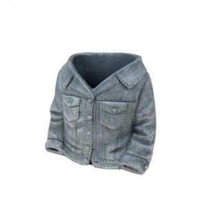 Kaspó kő16x9.5x14.5cm kabát forma kék