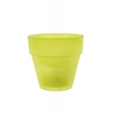 Kaspó műanyag LED-es 7cm sárga