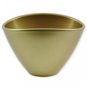 Kaspó ovum arany 22x15x14cm