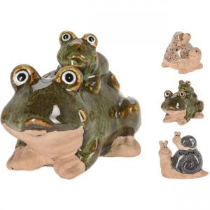 Kerti kerámia állatok és kicsinyük 3 féle választható