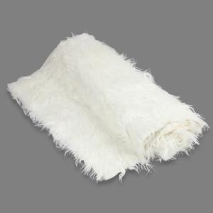 Kócos műszőrme fehér 60cm x 180 cm