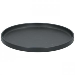 Kőedény tányér 20cm fekete - Alpina