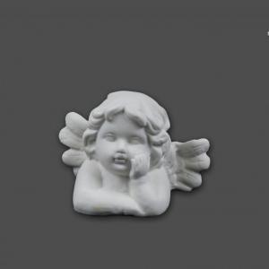 Könyöklő angyal fehér 8x5,5cm ALX619650 4f