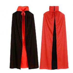 Köpeny, fekete-piros (kifordítható) gyerek, 80 cm