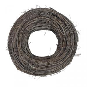 Koszorú spirál 25cm szürke