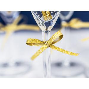 Kötözõ szalag, glitteres arany, 225m*5mm