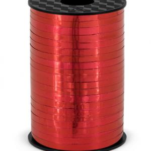 Kötözõ szalag, metál piros, 225m*5mm