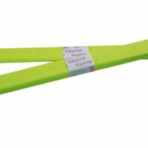 Krepp-papír, neon sárga, 50*200