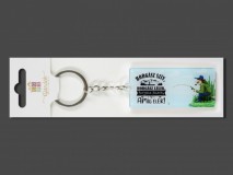 Kulcstartó Horgász szív 7,5cm