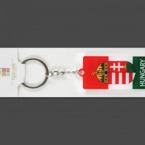 Kulcstartó Hungary címeres 7,5cm