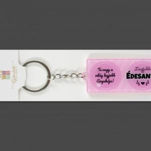 Kulcstartó Legjobb Édesanya 7,5cm