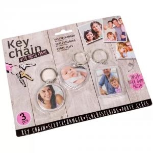 Kulcstartós fényképtartó 5-6cm 3db-os