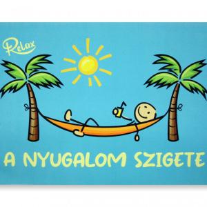 Lábtörlő A nyugalom szigete 60x40cm textil