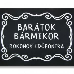 Lábtörlő Barátok bármikor, rokonok időpontra 60x40cm