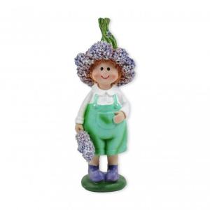 Levendula figura fiú/lány 19cm álló