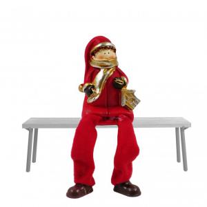 Lógólábú karácsonyi gyerek figura 7,5cm 39897 2f