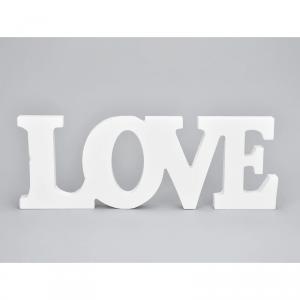 Love felirat FEHÉR 32x11,5cm