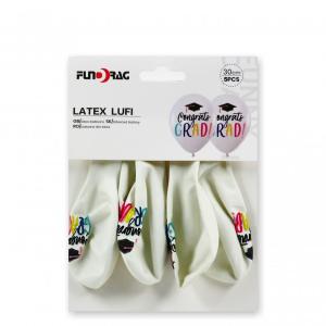 Lufi ballagós Congrats Grad 5db 30cm