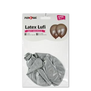 Lufi ezüst metál 4db 30cm