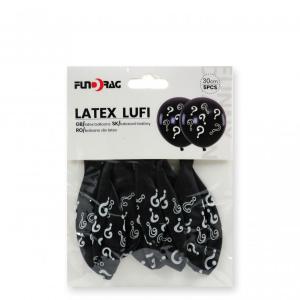 Lufi fekete kérdőjel 5db 30cm