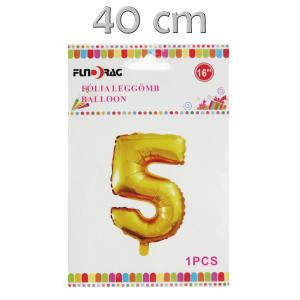 Lufi fólia arany 5-ös 40cm