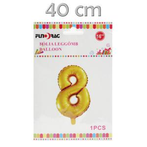 Lufi fólia arany 8-as 40cm