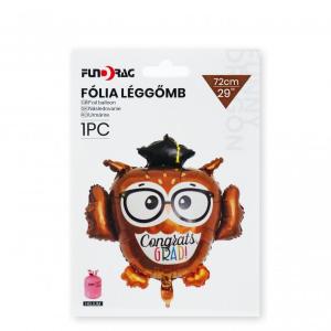 Lufi fólia Bagoly ballagó 72cm