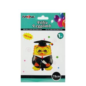Lufi fólia bagoly ballagó 78cm