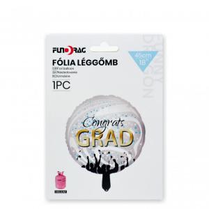 Lufi fólia ballagós Congrats Grad 45cm bulis