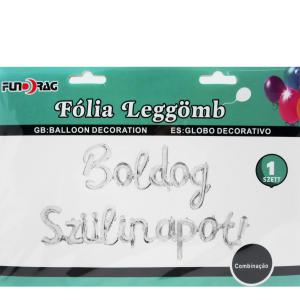 Lufi szett Boldog Szülinapot ezüst
