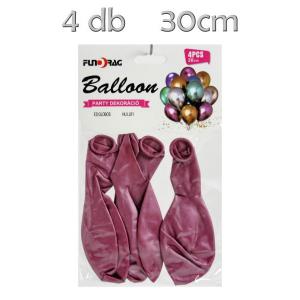 Lufi szett metál pink 4db 30cm
