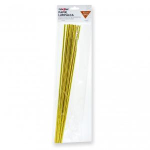 Lufipálca csészével arany 10+10db 42cm