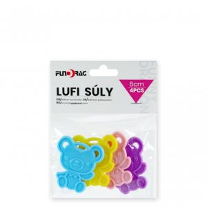 Lufisúly maci 4db 6cm