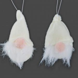 Manó fehér akasztós 10cm 1db