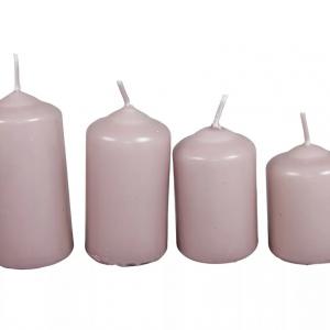 Mártott 40mm-es lépcsős gyertya mályva (csom ár)