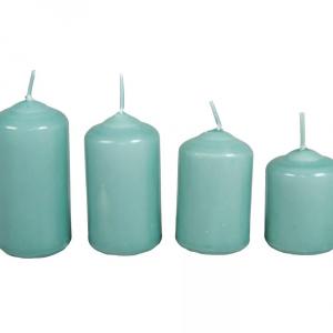 Mártott 40mm-es lépcsős gyertya menta (csom ár)