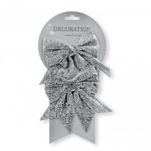 Masni ezüst 2db 12x14cm