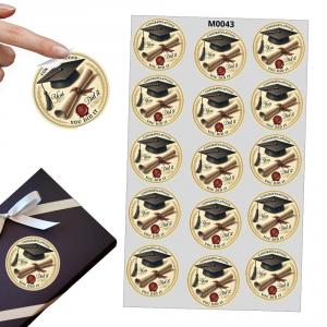 Matrica - Ballagási kerek matrica - You did it 15db/lap angol külföldi diákoknak