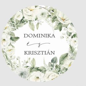 Matrica - Egyedi névvel ellátott személyre szabott matrica stílus 10